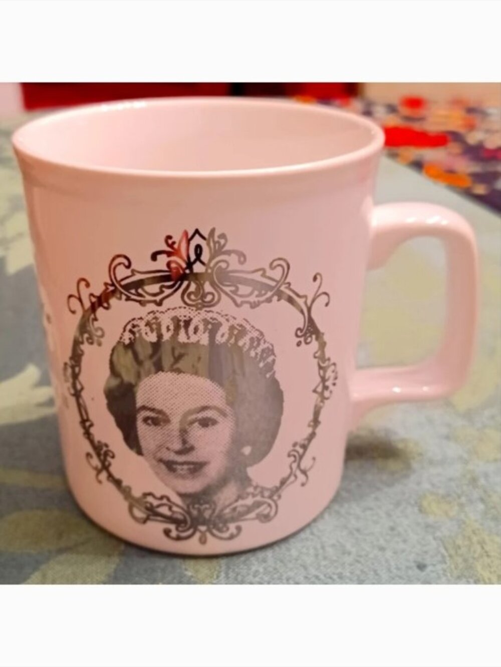 Queen Elizabeth Silver Jubilee Commemorative Kiln Craft Mug